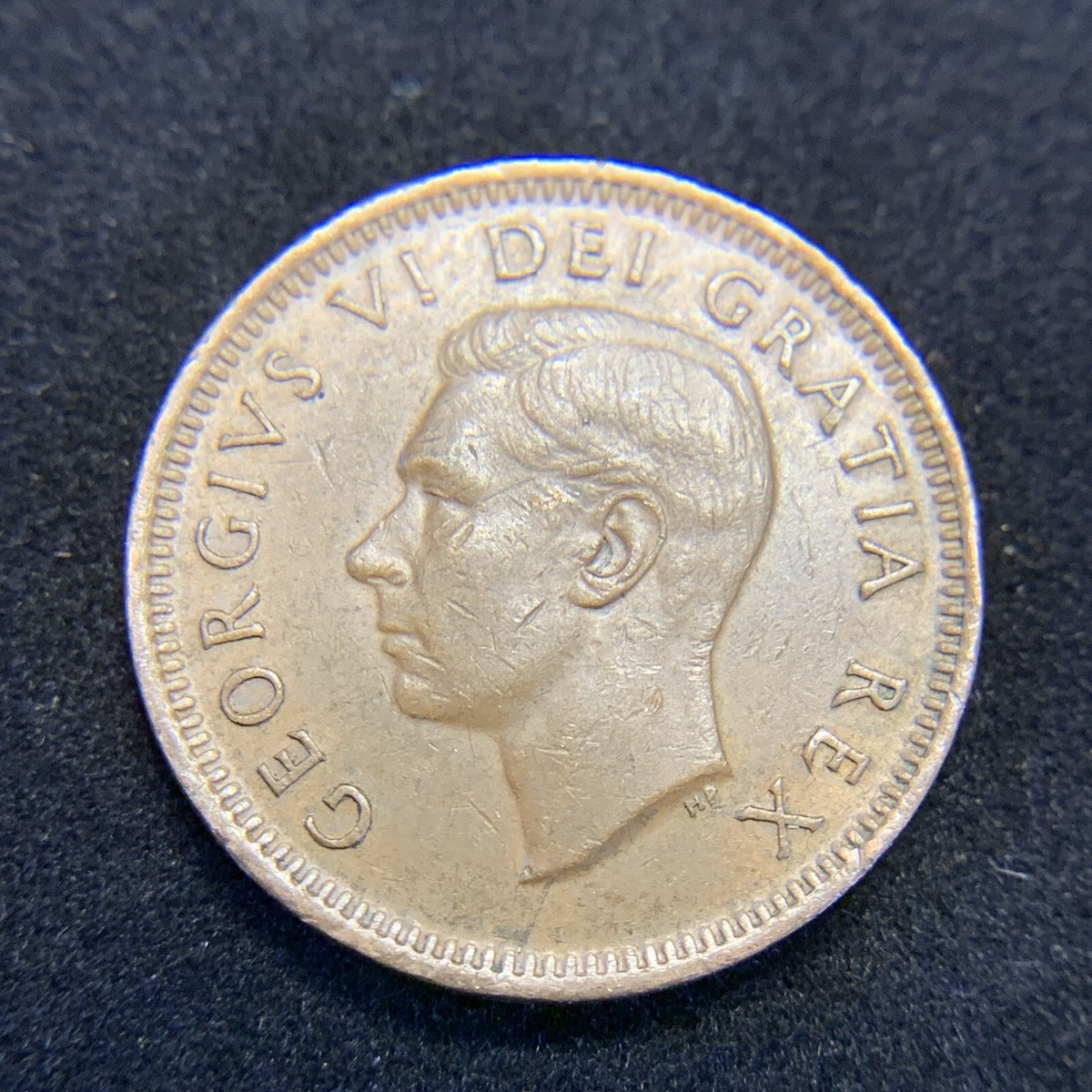 1951 Canadian 1c One Cent Coin - King George VI Canadian Penny | eBay