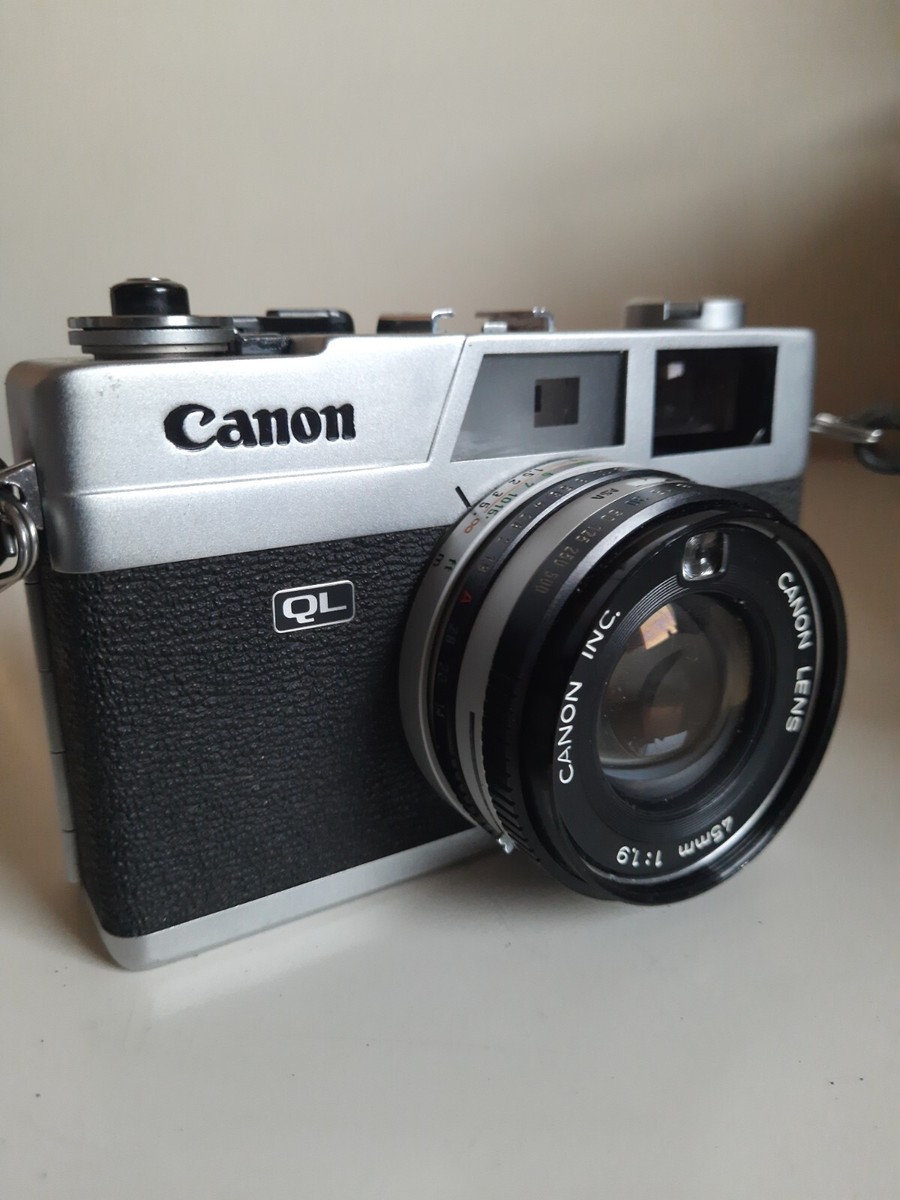 キヤノン Canon Canomet QL19 F1.9 45mm 1965 VINTAGE CANON CANONET QL19 CANON INC 45mm F1,9 RANGEFINDER
