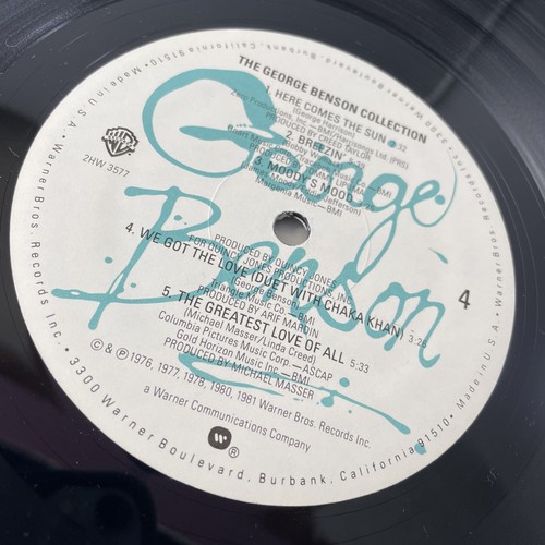 PROMO The George Benson Collection 2x LP Greatest Hits Embossed VG Rare - Picture 14 of 16
