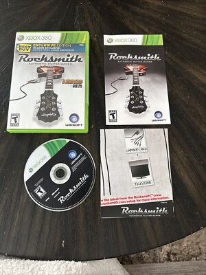XBOX 360 Game Rocksmith CIB Complete In Box 