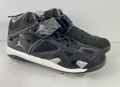Nike Jordan JAQ D Men s Football Cleats Size 13 319006-001 (Missing Insoles)