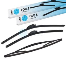 YOU.S Scheibenwischer Wischer SET VORNE + HINTEN für NISSAN / RENAULT / OPEL