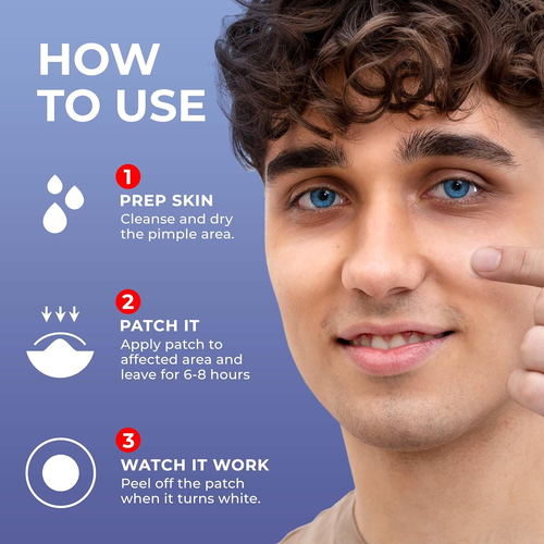 Salicylic Acid Pimple Patches (120 Pack) - Zit Patch and Stickers for Face - 第 6/12 張圖片