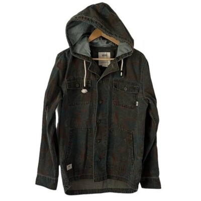 Vans Tropical Print Men s Hooded Jacket Size Medium