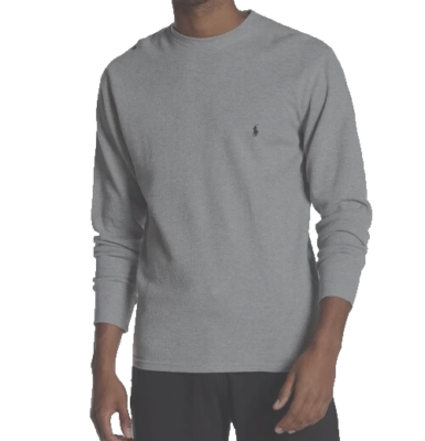 Polo Ralph Lauren Waffle Knit Thermal Shirt Men's Sz 2XL-Tall Gray