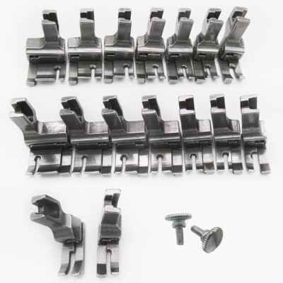 16 PIECE COMPENSATING TOPSTITCH FOOT SET passend für JUKI DDL-5550 SINGLE NEEDLE