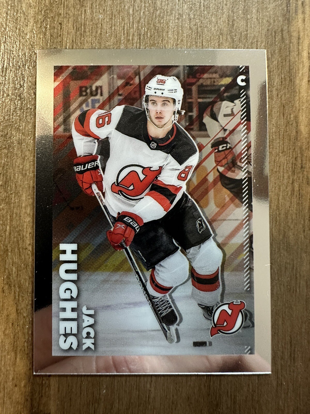 JACK HUGHES 2022-23 Topps Chrome Stickers #295