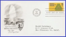 USA5 #1314 ADDR ARTMASTER FDC   National Park Service