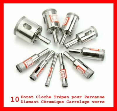 Lot De Forets Diamantés Bgtec – Pour Perçage Précis, Plusieurs Tailles
