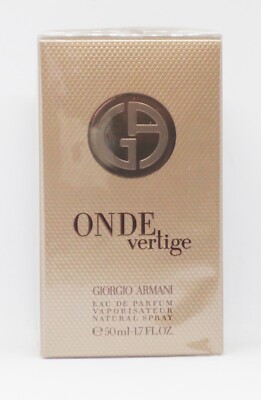 GIORGIO ARMANI- ONDE VERTIGE EAU DE PARFUM SPRAY 50 ML-NEU-OVP-(100ML/279,,00  )