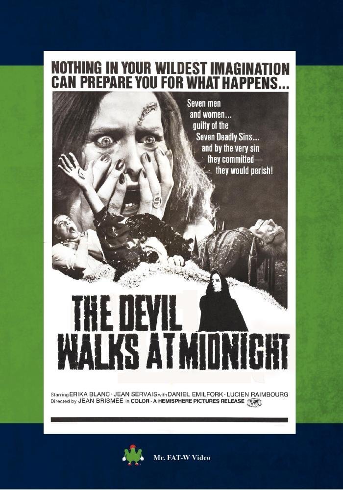 The Devil Walks At Midnight (DVD) Daniel Emilfork Ericka Blanc Jacques Monseau