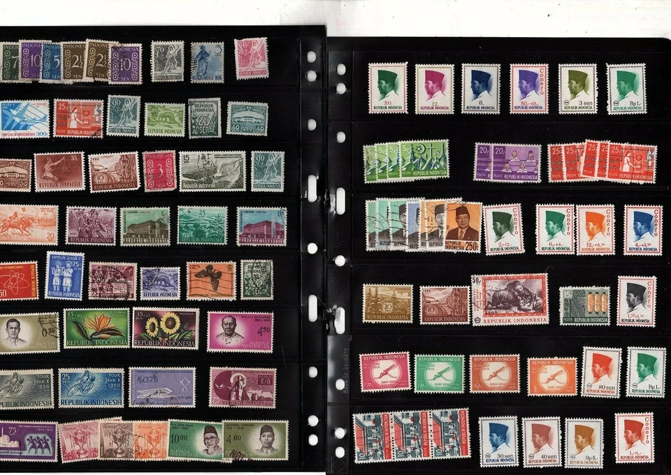 印度尼西亚邮票收藏经销商库存 1250 张邮票查看扫描副本 (mb20 — 第 3/4 张图片