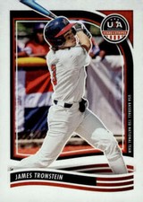 JAMES TRONSTEIN RC 2024 Panini Stars and Stripes #10 Pre-ROOKIE Team U ID:109553