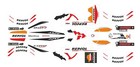 Montesa  4RT Trials Bike 2020 style Works Repsol Complete Decal / sticker Set  