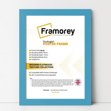 Modern Flat Picture Frames for Home & Office Stylish Wall and Tabletop Display