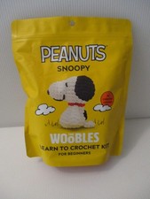 The Woobles Peanuts Snoopy Learn To Crochet Kit  Hook New Complete Kit