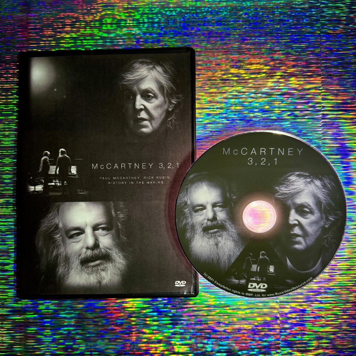 McCARTNEY 3 2 1 DVD (2021 Documentary Series) Paul Beatles Wings 3