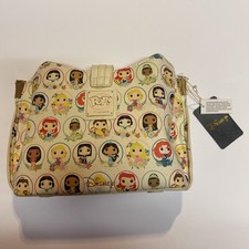 LOUNGEFLY POP! - DISNEY PRINCESS CIRCLES - BANDOLERA MONEDERO BOLSO DE MANO