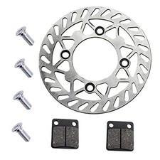90mm/7.48'' Front Brake Disc Disk Rotor with Brake Pad for0cc25cc50cc PIT PRO 1