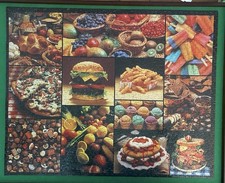 Vintage Springbok 1000 Piece Jigsaw Puzzle "Springbok Smorgasbord" COMPLETE 1984