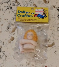 Vintage Mangelsen's Porcelain Doll Head  Hands Set 161-23 NOS