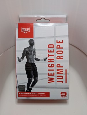 Everlast Evergrip Weighted Jump Rope Springseil für Fitness und Boxen Schwarz 27