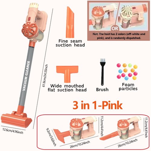 Kids Electric Vacuum Cleaner Toy Set – Simulation Cleaning Role Play Educational - Picture 20 of 29