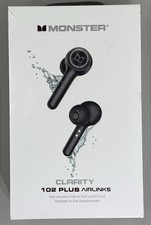 Monster Clarity 102 Plus Airlinks Wireless Earbuds Bluetooth In-ear Headphones