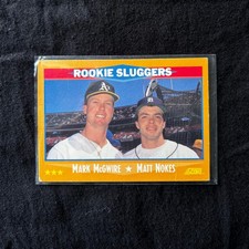 1988 Score - Mark McGwire, Matt Nokes #648 (RC)