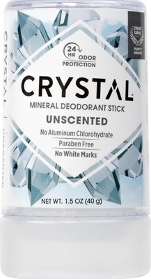 Mineral Based Deodorant Stick Travel Size 1.5 Ounce Crystal Natural Stick