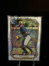 2026 Bowman Chrome Ricky Moneys BCP-192 1st Bowman Shimmer Refractor Brewers