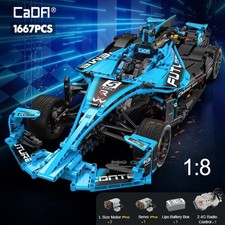 Cada 1667Pcs Remote Control Super Drift Racing  City Car Building Blocks