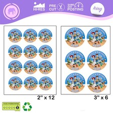 Toy Story Cup Cake Toppers Personalised Edible Icing