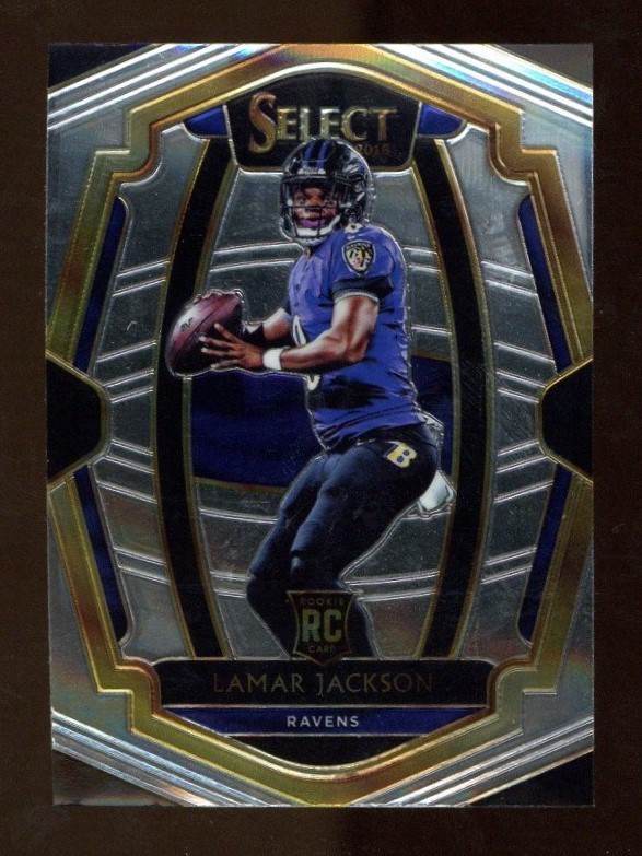 2018 Lamar Jackson Panini Select #149 Premier Level Rookie Card RC