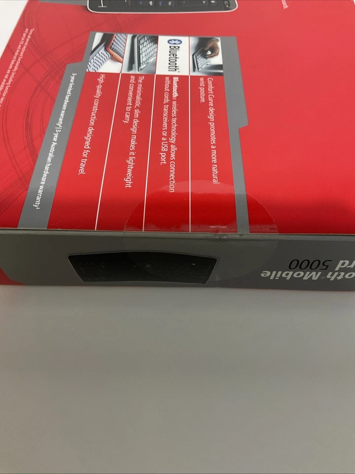 Microsoft Bluetooth Mobile Keyboard 5000 - Black/White - New - Sealed - FastShip - Image 4 of 4