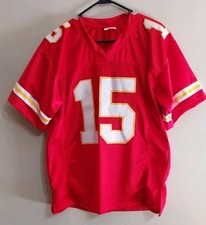 Patrick Mahomes Kansas City Chiefs Red Home Jersey  Sewn Letters  Size Small 