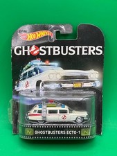 Hot Wheels Ghostbusters Ecto-1 DMC55 Die-Cast Car on Card sealed LV