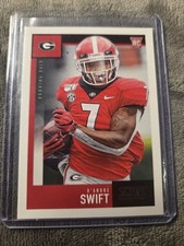 D’andre Swift Rookie Card Score Georgia #377. rookie card picture