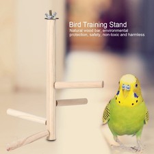 Wooden Bird Cage Stand Perch