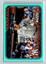 2024 Topps #184 Anthony Rizzo Aqua