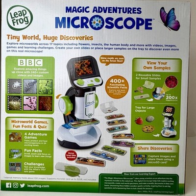 LeapFrog Magic Adventures Microscope BBC 200x STEM Learning Toy New Sealed