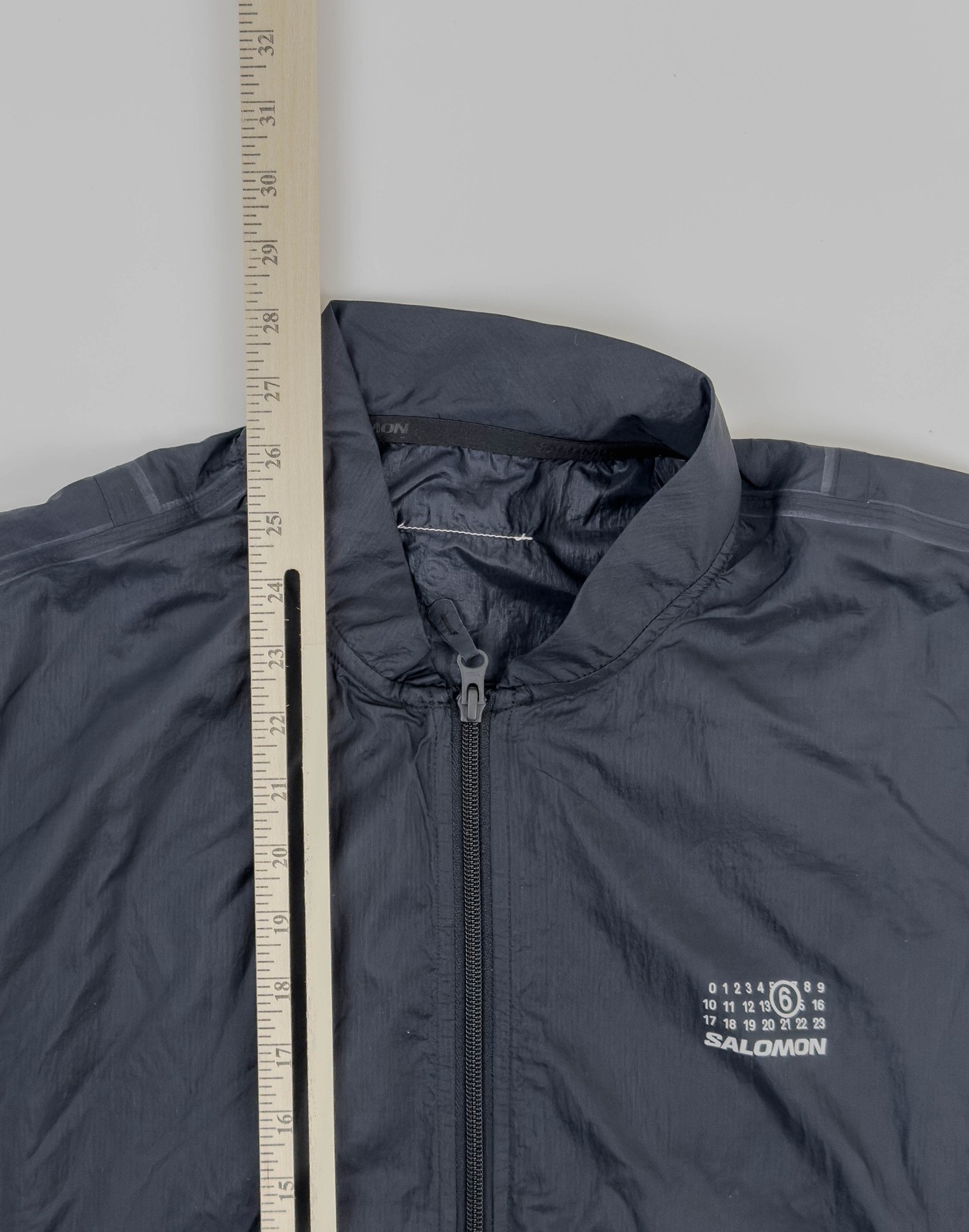 Bomber Jacket MM6 Maison Margiela x Salomon nero uomo medio nuovo con etichette SS23 Collab