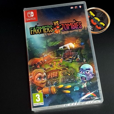 Farmers VS Zombies Switch EU Factorysealed Game In EN-FR-DE-ES-IT-JA NEW Action