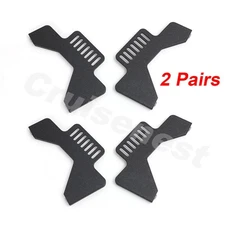 US 2 Pairs For Ham CB Radio Transceiver Universal Stand Mount Bracket Black