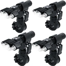 1-4x USB Rechargeable LED Bicycle Headlight Bike Light Front Lamp Set Cycling US