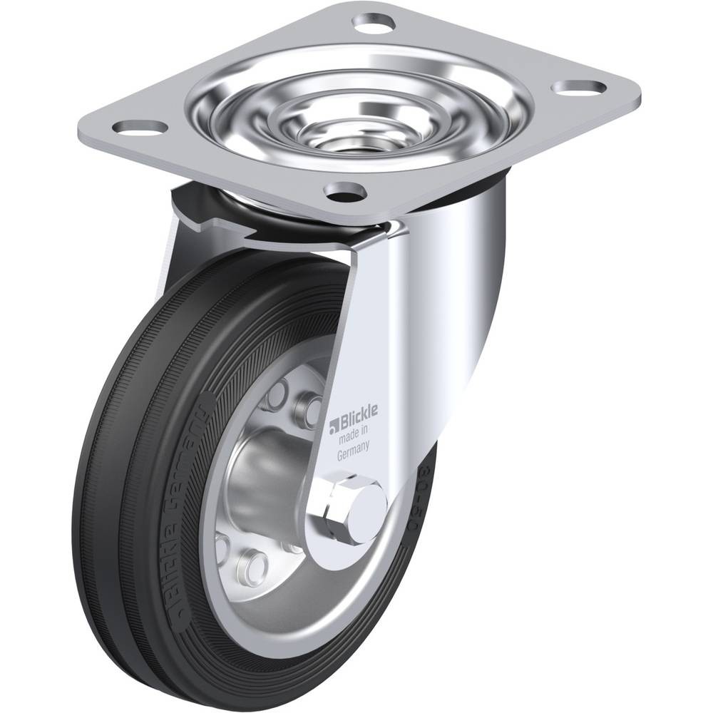 Roulette en acier 100 mm pour chariot de manutention d'atelier