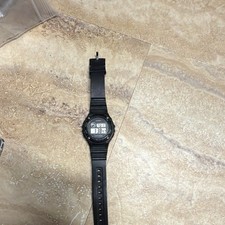 Casio W-216H Digital Alarm Chronograph 50m Water Resistant Black Resin Watch