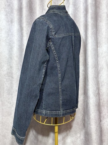 City DKNY-Vintage-Moto style-Denim Jacket Women’s Size 6 Excellent Condition - Picture 3 of 12