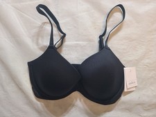 Auden BLACK Icon Full Coverage Underwire T-Shirt Bra Size 32D