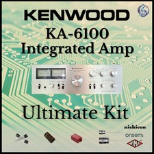 Kenwood KA-6100 Integrated Ultimate Upgrade Kit Genuine Parts Restoration